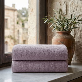 Mijolnir Juego de toallas de baño Slick - Grey (2 piezas)